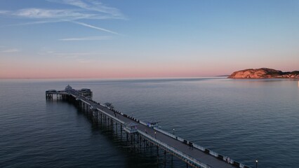 Fototapeta premium Llandudno Pier, North Wales, UK