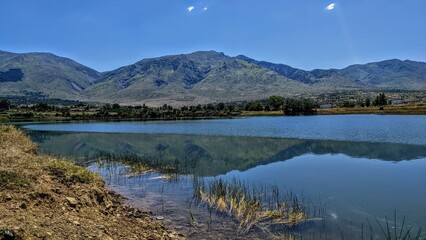 lake in the mountains