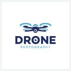 Drone technology logo design template Illustration graphic vector