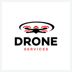 Drone technology logo design template Illustration graphic vector