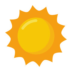 Sun icon.