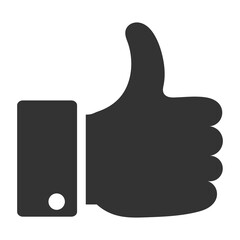 Obraz premium Thumb up icon.