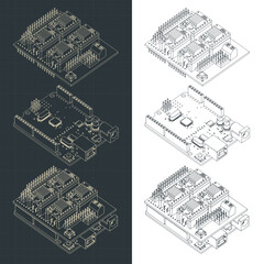 Arduino Uno and CNC shield drawings