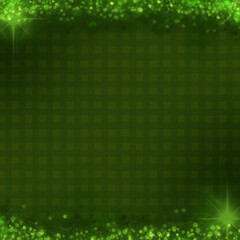 Green and gold Christmas background