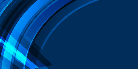 Fototapeta premium Futuristic blue background
