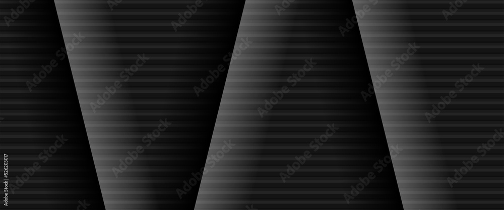 Aufkleber dark gray background with diagonal lines fast moving soft shadow 3d cover business presentation bann