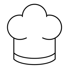 Chef Hat Line Icon