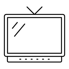 Television Line Icon