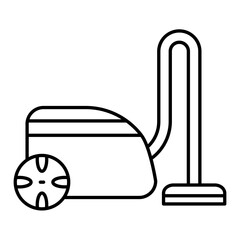 Vacuum Cleaner Line Icon