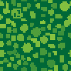 Set line Buzzer in electronic circuit, Gear and lightning and Light bulb with leaf on seamless pattern. Vector