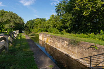 Fototapeta na wymiar Historic canal.