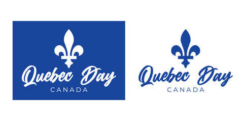 QUEBEC Day canada with city symbol abstract wallpaper in white and bluecan be use for poster banner celebration advertisement product design food and beverage label special event - obrazy, fototapety, plakaty