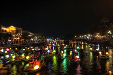 Lantern boat ride in Hoi An