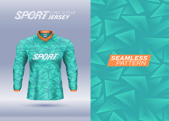 Long sleeve sports grunge texture jersey design for sports jersey, soccer, racing, gaming, motocross, cycling, downhill, leggings