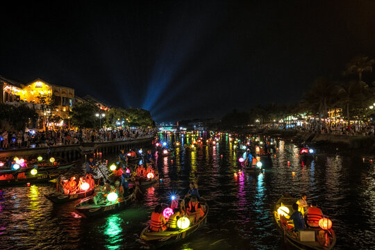 Lantern boat ride in Hoi An