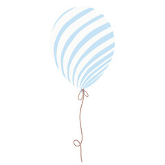 Blue balloon.