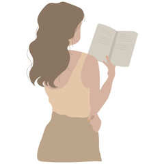 Mujer leyendo un libro, lectora, chica leyendo, libros, novelas, leer