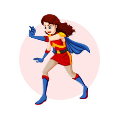 Millenial Kids justice mascot Superhero Vector Free Vector in Action for Hero Day Philipine 