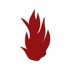 fire hot energy danger isolated smoke 