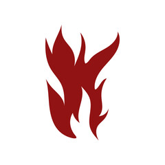 fire hot energy danger isolated smoke 