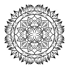 mandala decoration ramadan element vintage texture