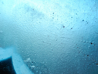 Bright streaks of paint on a wall. Empty abstract background.