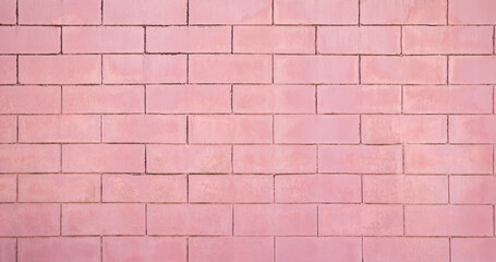 Pink Brick background. interior old rough surface texture dark black white floor stone. dirty pattern floor wall and soft light material inside wallpaper backdrop. loft room ground raw house buiding.