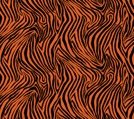 Seamless zebra pattern, animal print.