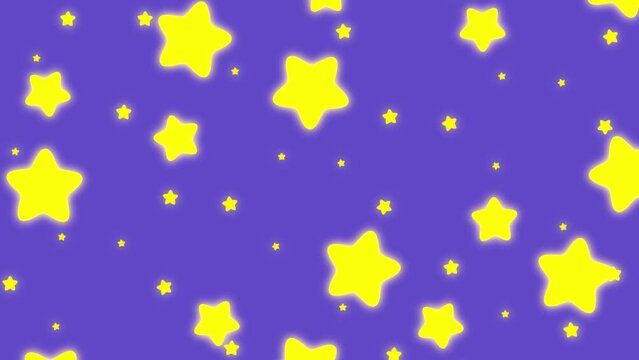 流れるポップな星 4色セット