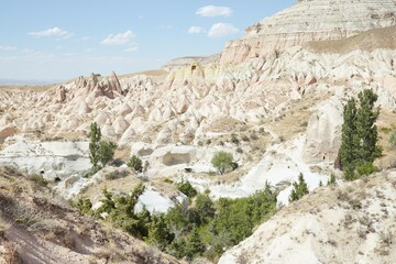 Fototapeta premium Hiking Cappadocia's Scenic Red Valley