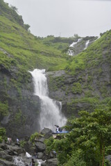 Obraz premium waterfall in the mountains