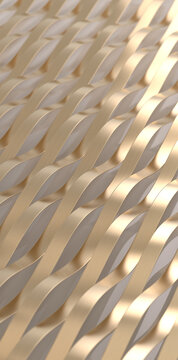 Gold Curved Pattern Abstract Poster And Banner Background.