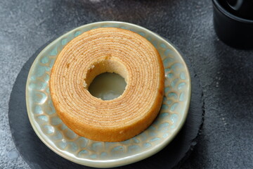 Baumkuchen or Tree Cake or log cake  is a typical German,and cake that is also popular in Japan as a sweet dessert