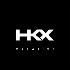 Obraz premium HKX Letter Initial Logo Design Template Vector Illustration
