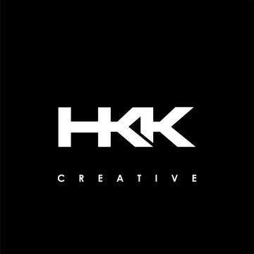 HKK Letter Initial Logo Design Template Vector Illustration