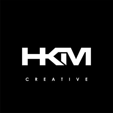 HKM Letter Initial Logo Design Template Vector Illustration