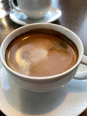 Cup of coffee at a Café in Tokyo
