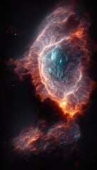 Fototapeta na wymiar Realistic Space Nebula, Galaxy, Universe