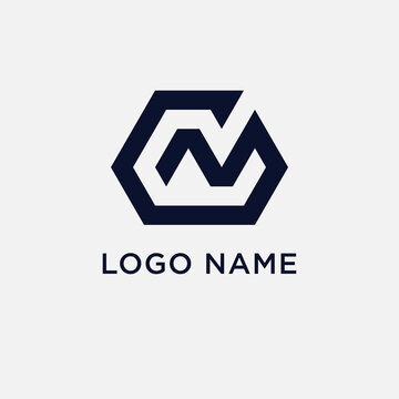 letter g m logo design