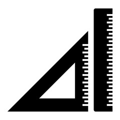 Ruler Vector Icon