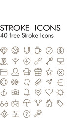 stroke icons 40 free stroke icons