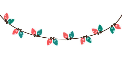 Colorful Christmas and New Year Party Lighting Decoration