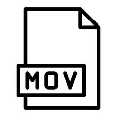 mov line icon