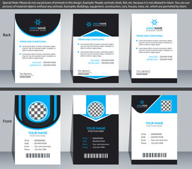 Modern ID Card Design Template