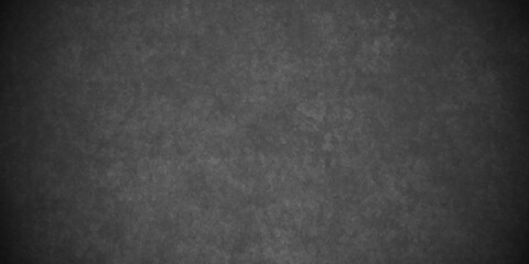 Dark black grunge textured concrete background. Panorama dark grey black slate background or texture. Vector black concrete texture. Stone wall background.
