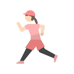 女性　ランニング