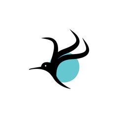 Obraz premium bird icon ilustration vector