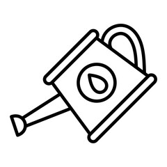 Watering Can Line Icon