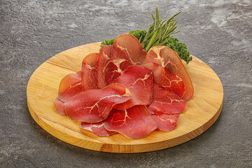 Italian cuisine - bresaola di Milano