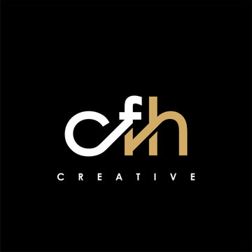 CFH Letter Initial Logo Design Template Vector Illustration